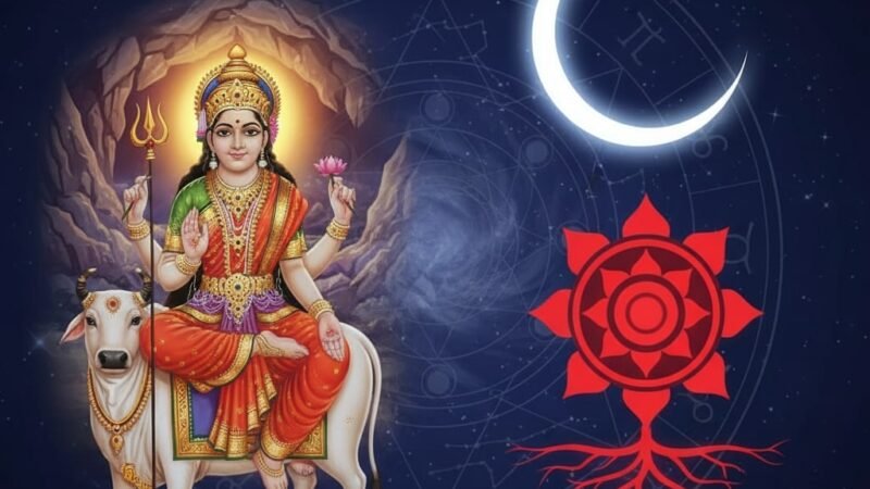 Navratri 2025 Day 1 & Astrology: Maa Shailputri, the Moon’s Power, and Root-Chakra Awakening