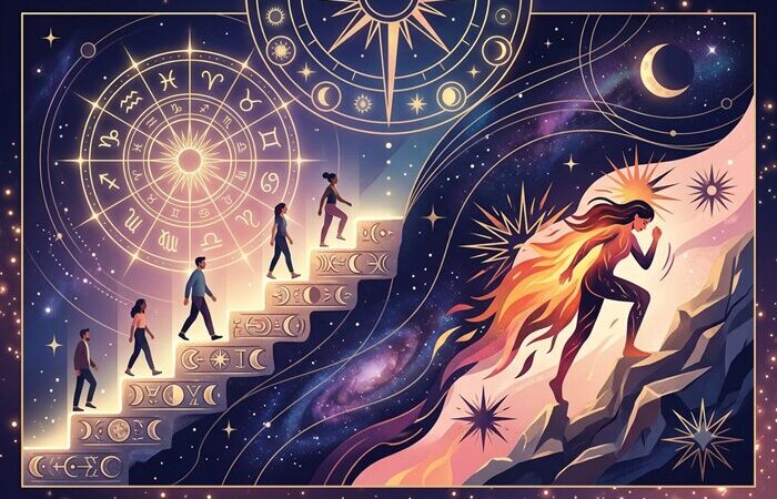 Create an image for below content, and size is 1200x800 pixels, and without content , and it is created for the purpose of astrology with new design Why Consistency Beats Motivation