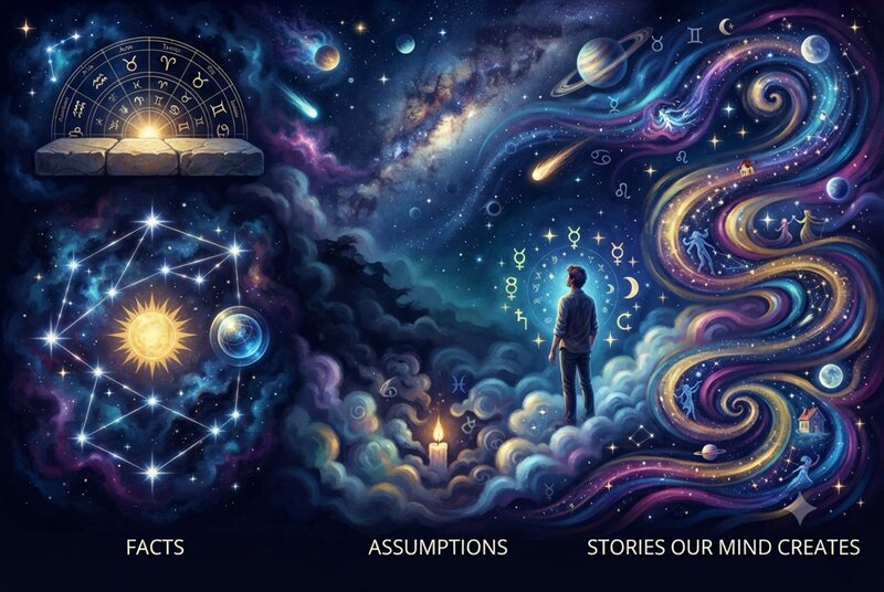 Facts, Assumptions and the Stories Our Mind Creates